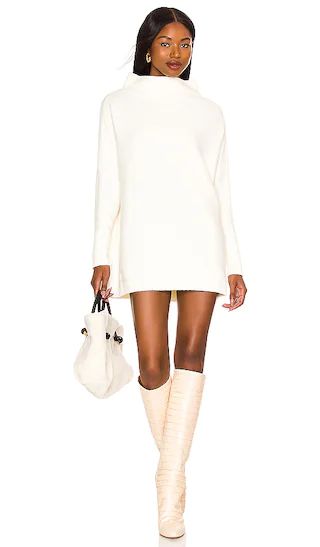 Free People Ottoman Slouchy Tunic Sweater Dress in Ivory | Revolve Clothing (Global)