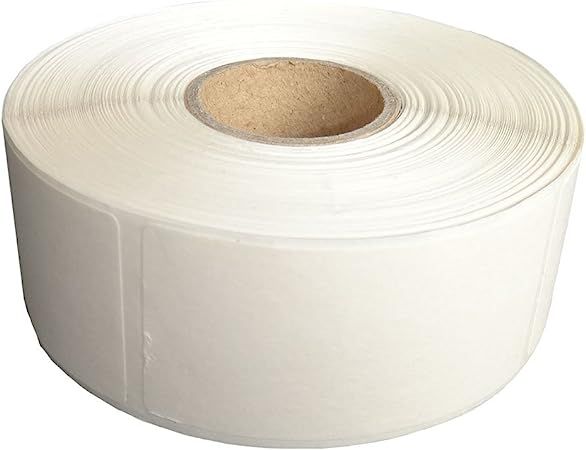 L LIKED Blank White 1 x 2 Inch Dissolvable Labels for Food Rotation Prep roll of 500 (1 Rolls) | Amazon (US)