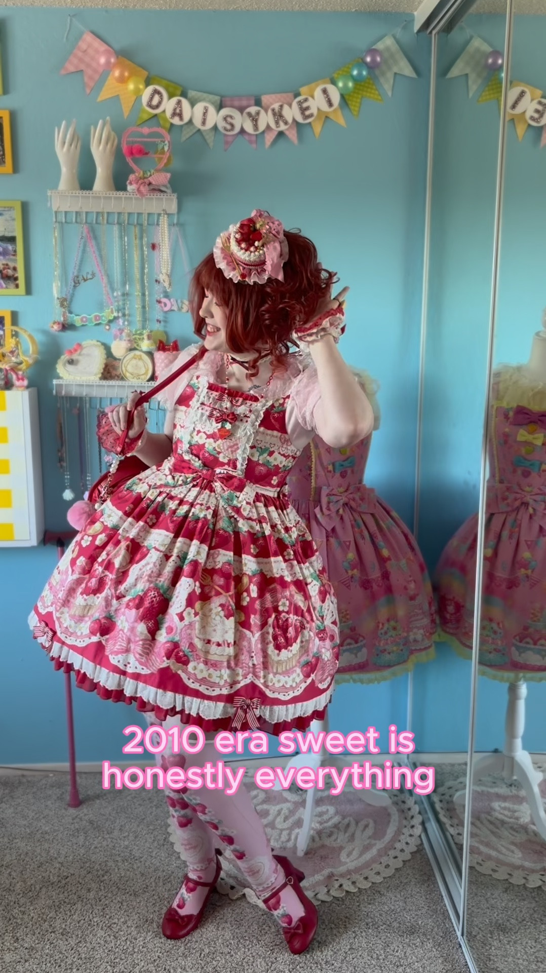 Day 5 of 30 days of looks to celebrate the launch of my personal styling service, DaisyKei! 

My beautiful dream dress made it just in time for this look! This is Strawberry Whip by Angelic Pretty. It took me forever to find it in read, but god it was so worth it for this amazing OTT look

Did you know I’m a personal stylist? I specialize in alternative fashions, but accept clients interested in more mainstream fashions too. I can help you plan your first coord, refresh your wardrobe, style your next fashion show and more! Please reach out to daisykeipersonalstyling[at]gmail[dot]com for more information!

#LTKBeauty #LTKStyleTip #LTKVideo