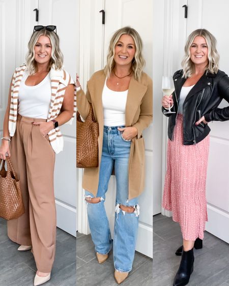 Fall outfit inspo. 3 outfits I loved last year that I will totally wear again. A mix of splurge worthy to super affordable Amazon finds. 

#LTKunder50 #LTKunder100 #LTKSeasonal