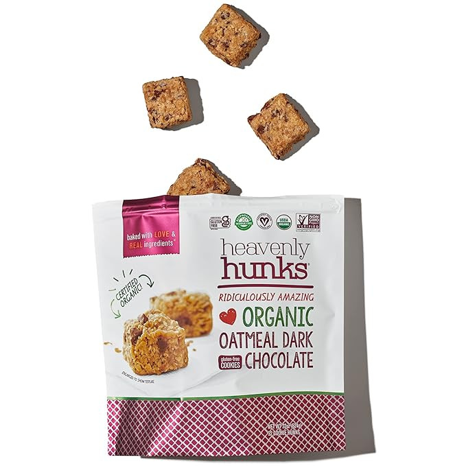 Heavenly Hunks Organic Oatmeal Dark Chocolate, 22 oz Bag | Amazon (US)