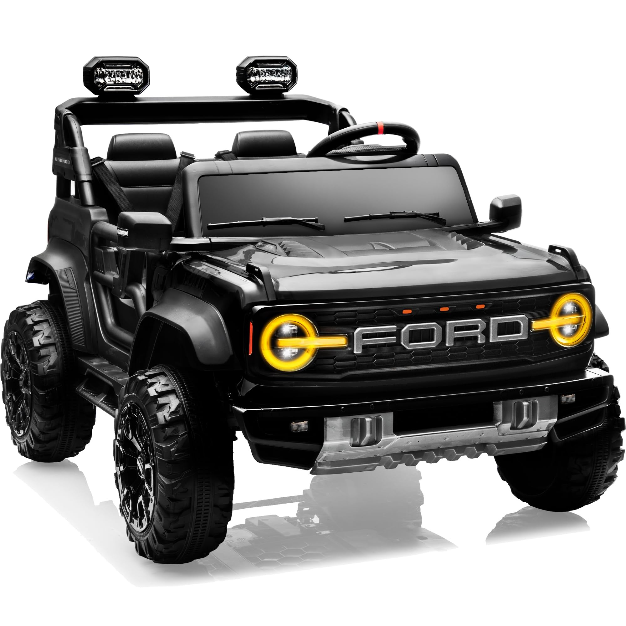 24V Ride on Toys for Big Kids, Licensed Ford Bronco Raptor Electric Car 2 Seater with Remote Cont... | Amazon (US)
