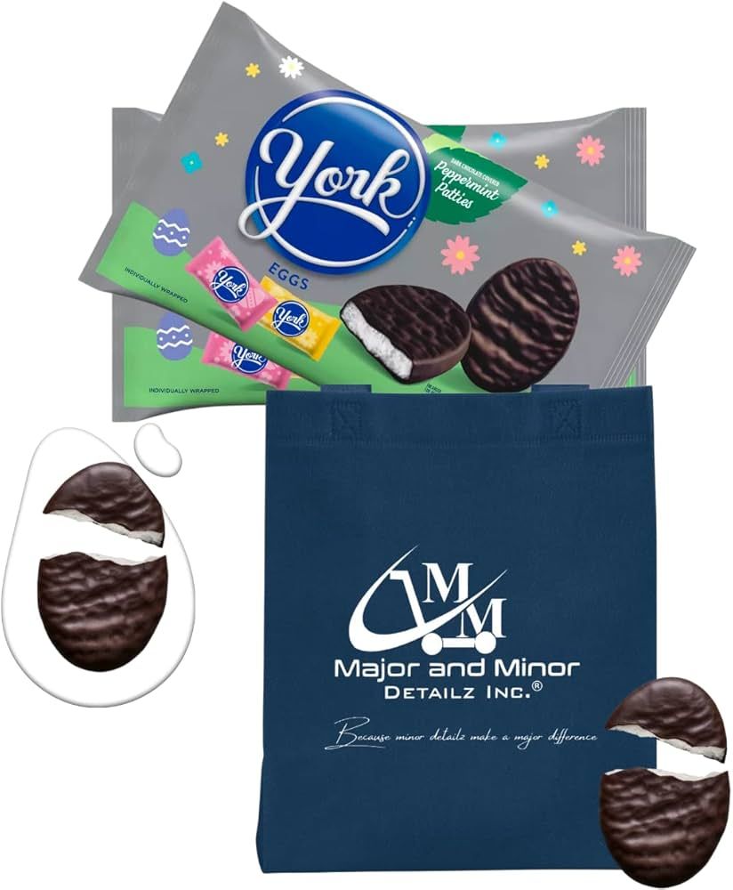 York Peppermint Patties Easter Candy | Limited Edition Easter Egg Themed Shaped Dark Chocolate Co... | Amazon (US)