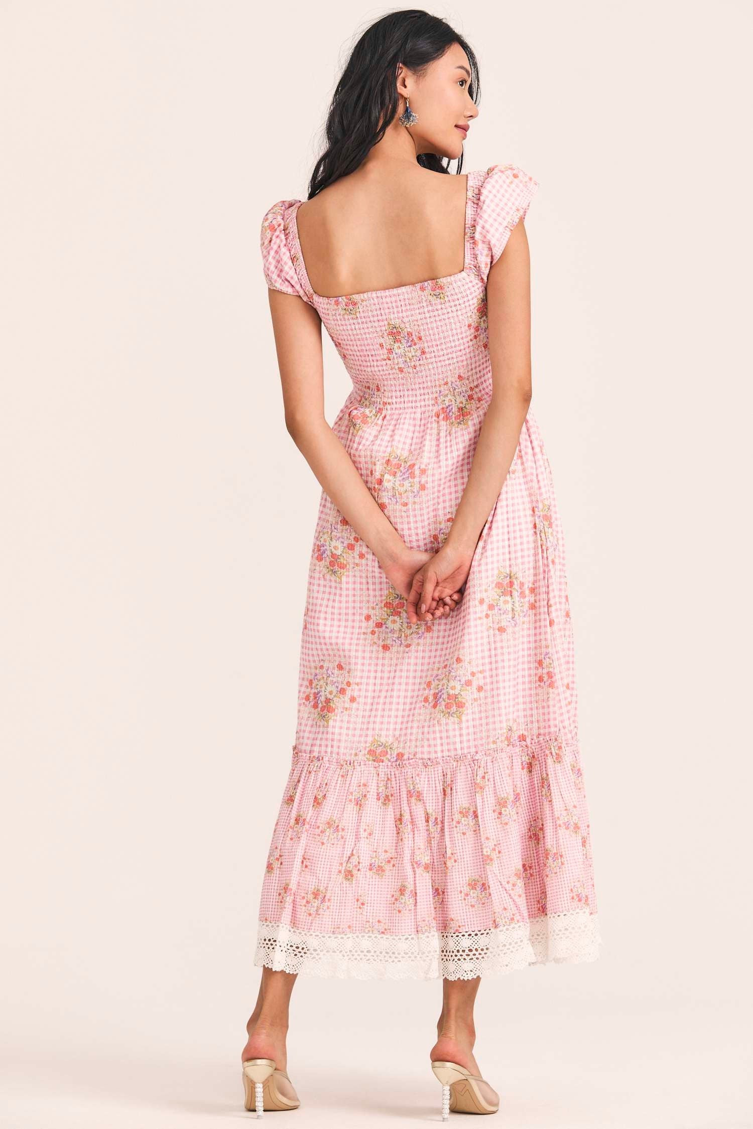 Emeka Midi Dress | LOVESHACKFANCY