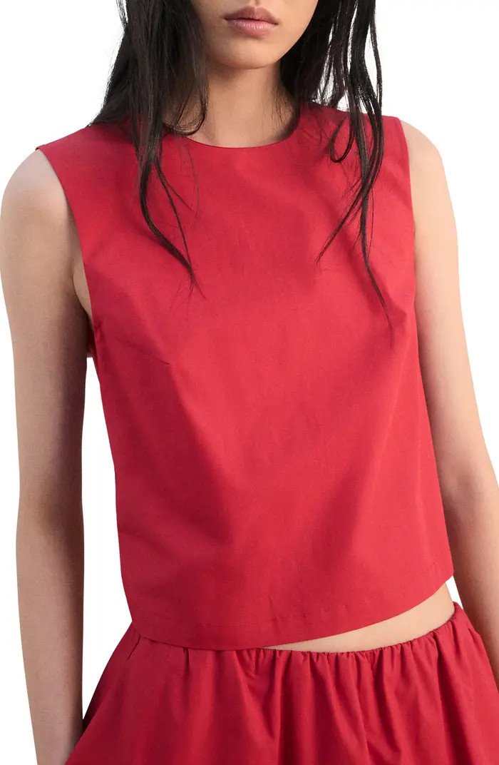 Back Button Crop Top | Nordstrom