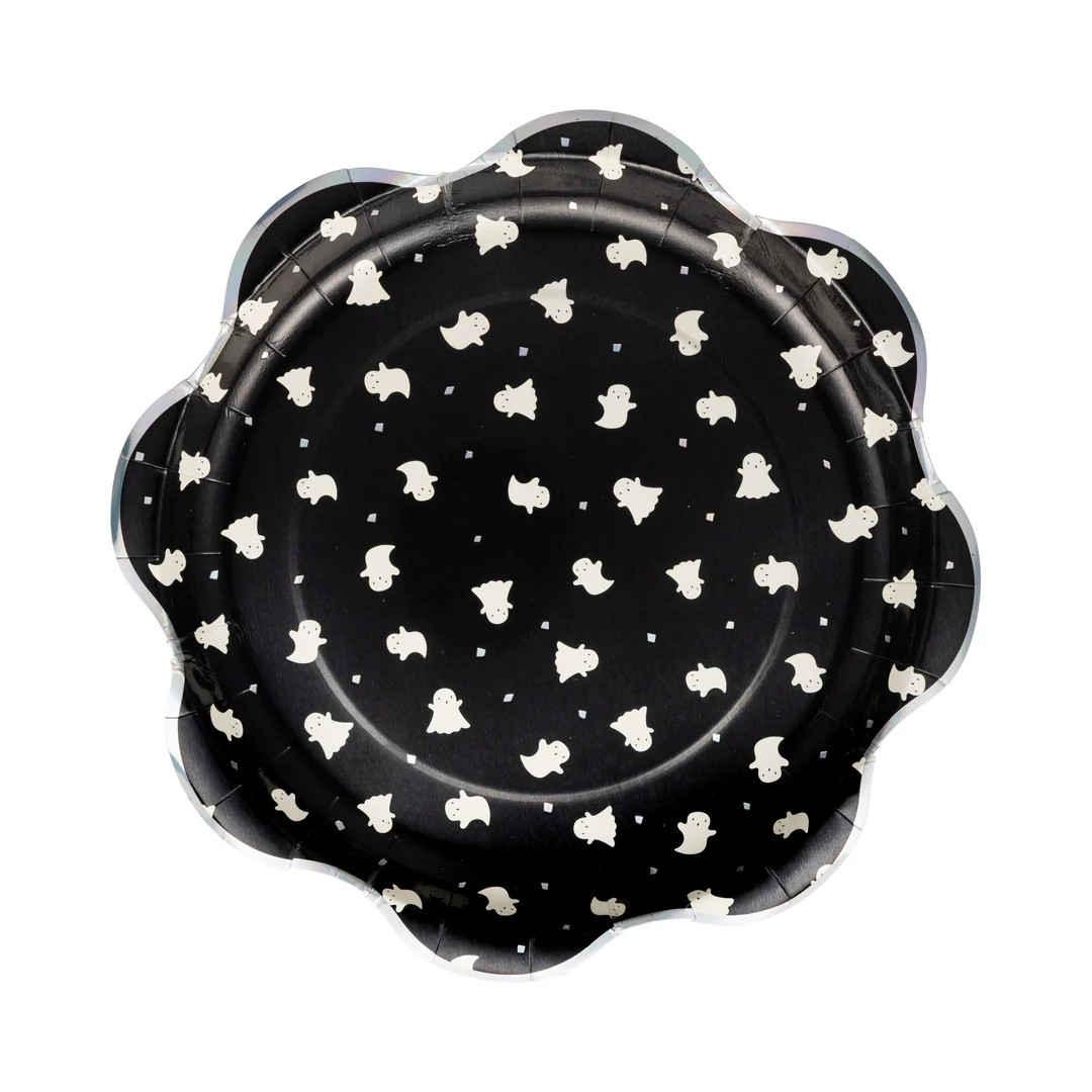Occasions Boo Ghost Scatter 10" Paper Plate | My Mind's Eye
