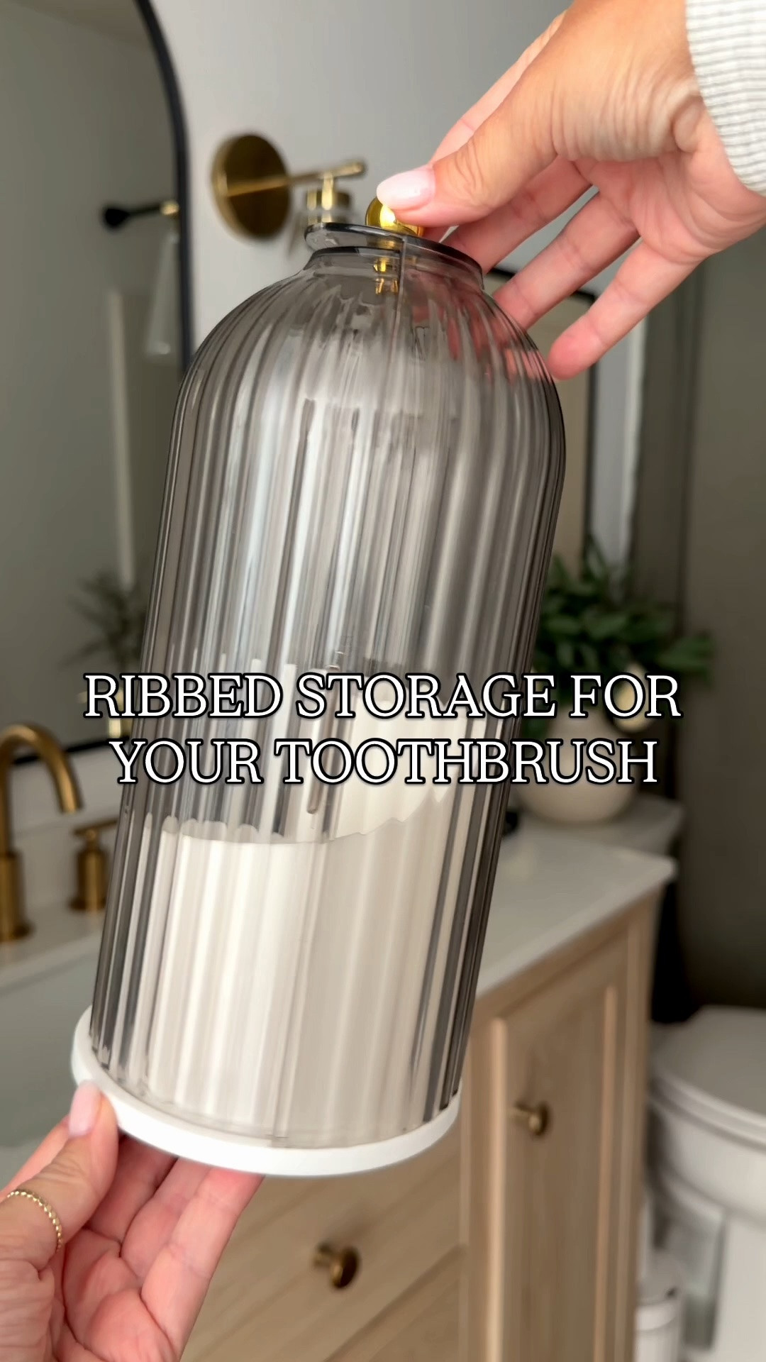 The cutest ribbed toothbrush holder for an instant bathroom upgrade 🤍✨ Love the textured detail and clean, elevated look—such an easy way to make your countertop feel more put together.

#bathroomdecor #bathroomfinds #toothbrushholder #neutralhome #homefinds #bathroominspo #affordabledecor #ltkhome

#LTKHome #LTKSaleAlert #LTKSeasonal