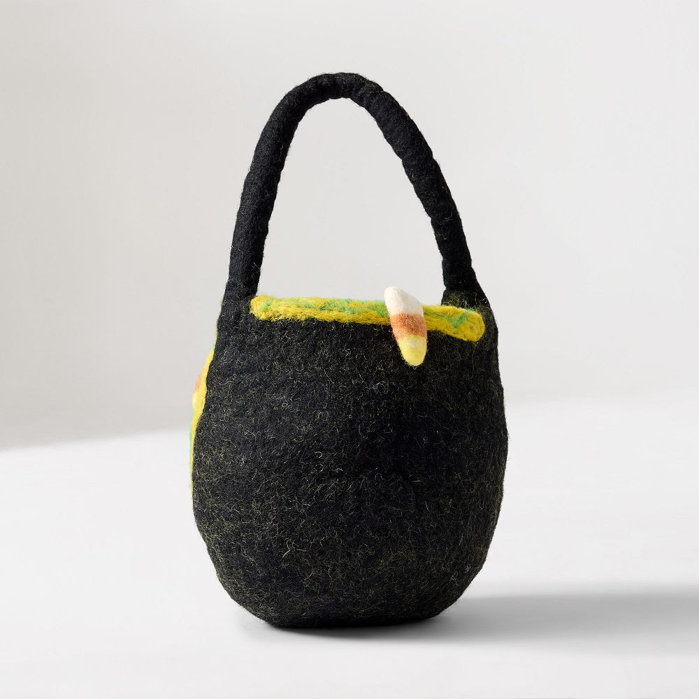 Felt Spooky Slime Treat Bucket | West Elm (US)
