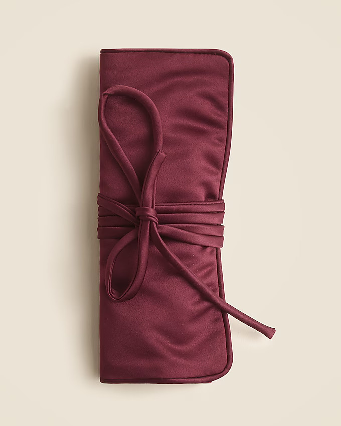 Satin jewelry roll | J. Crew US