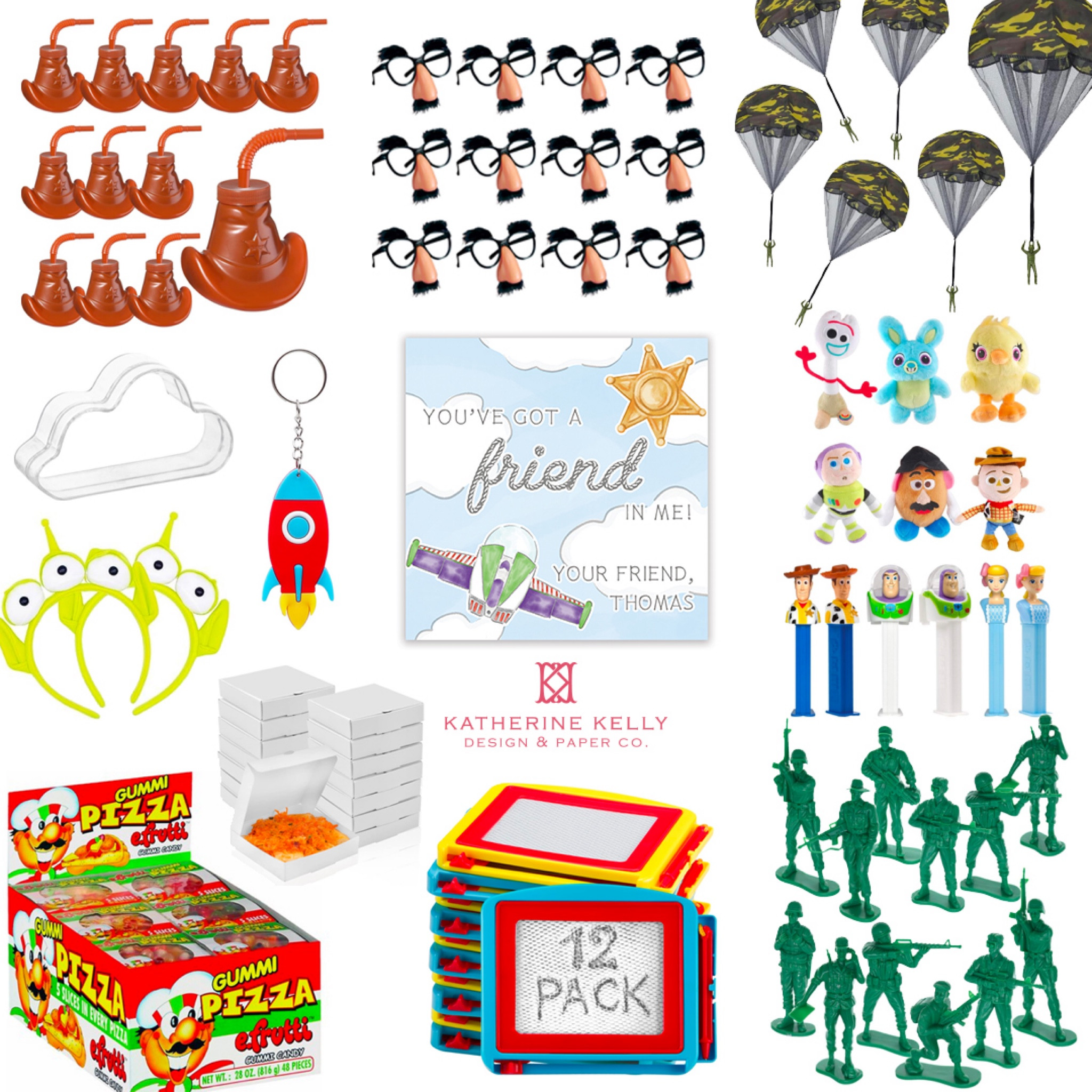 Toy Story | Woody | Buzz Lightyear | Army Men | Pizza Planet | Children’s Valentine’s Day Gift Ideas | Class Valentine | Class Valentine’s Day Gifts | Kid’s Valentines | Kids Valentine | Valentine’s Day Pairing Ideas | Pairings | Pairing Ideas | KKD | Katherine Kelly Design | Vday | Adorable | Cute | Preppy | Watercolor

#LTKSeasonal #LTKGiftGuide #LTKparties
