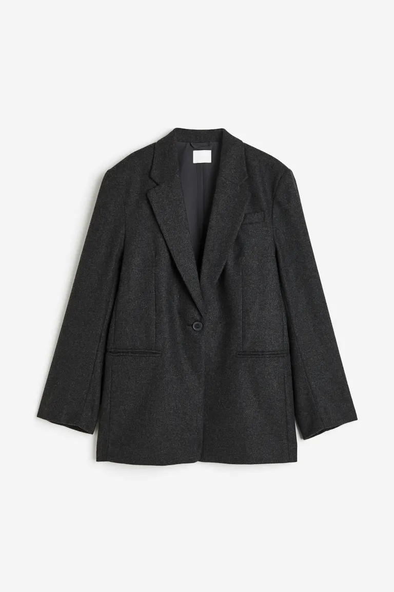 Oversized Twill-Blazer | H&M (DE, AT, CH, NL, FI)
