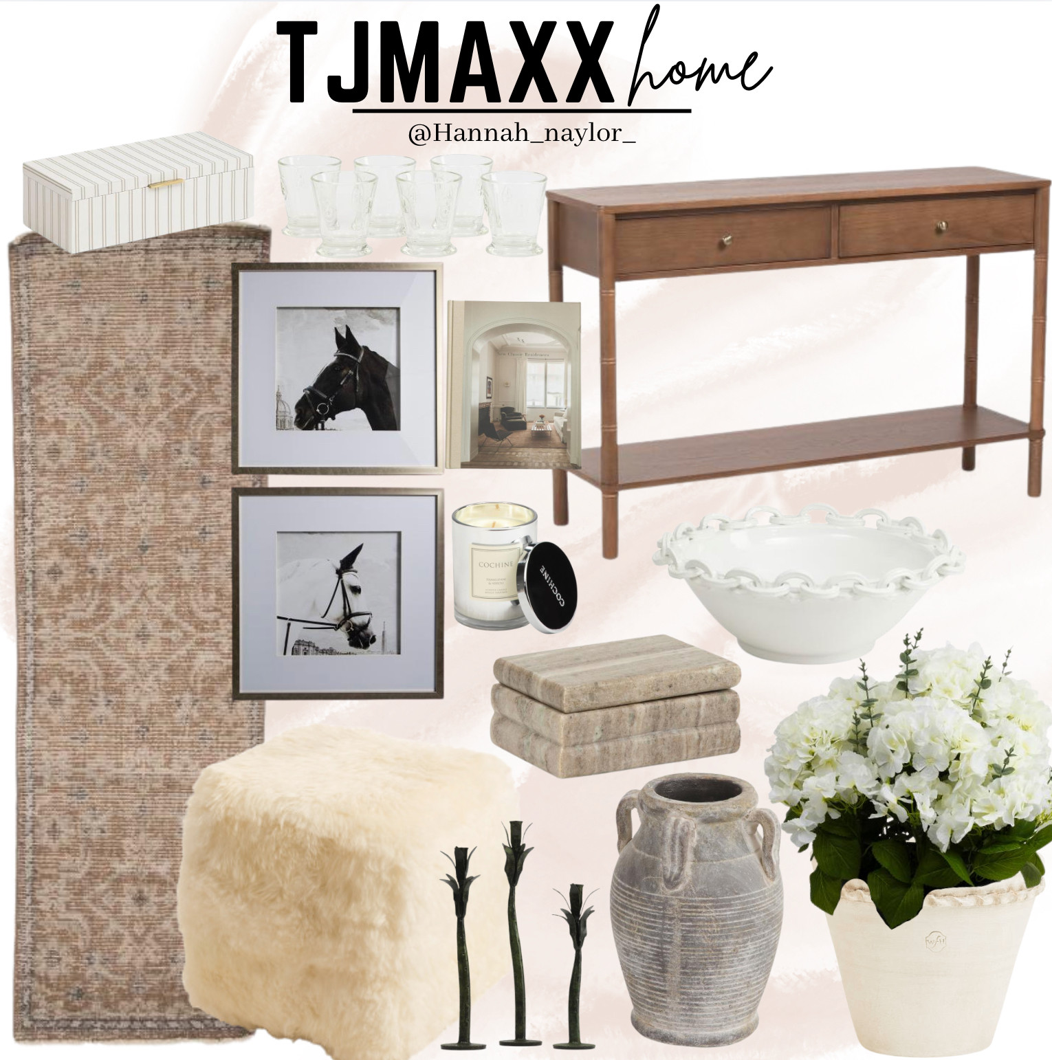 New finds from TJMAXX. Faux fur ottomans sold out quickly!
. 
#tjmaxx #home #homedecor  

 #LTKActive #LTKU #LTKHome