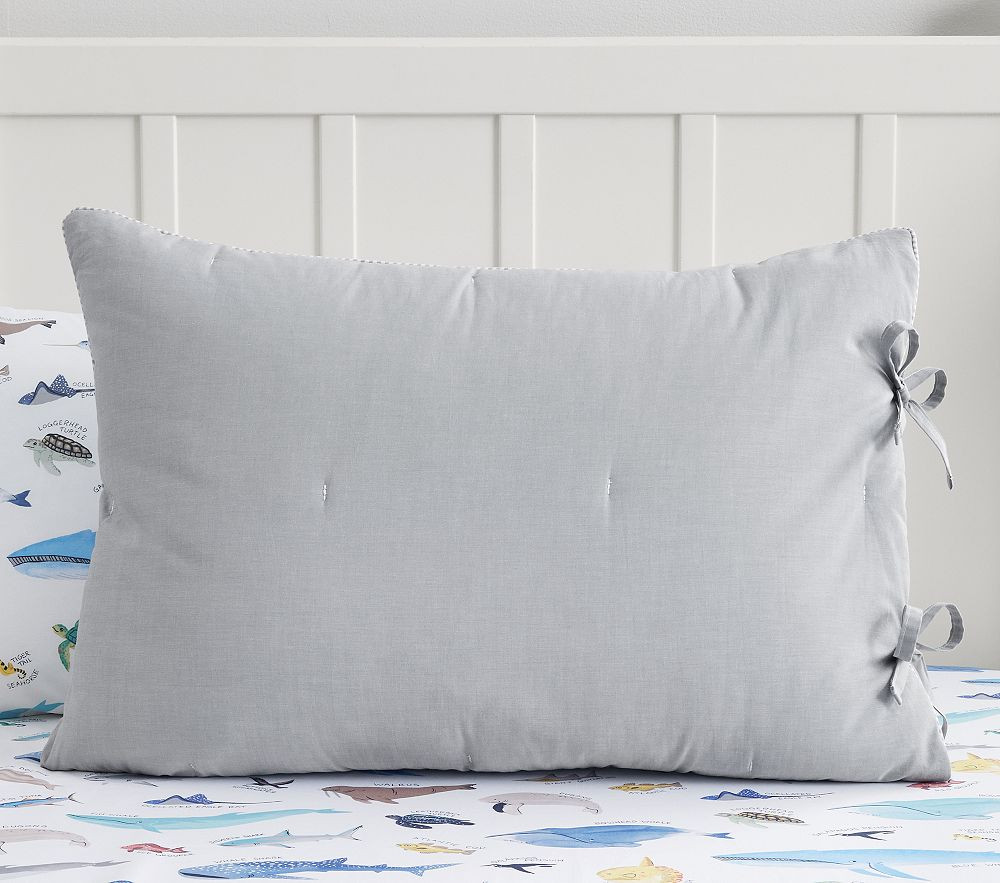 Chambray Reversible Comforter & Shams | Pottery Barn Kids