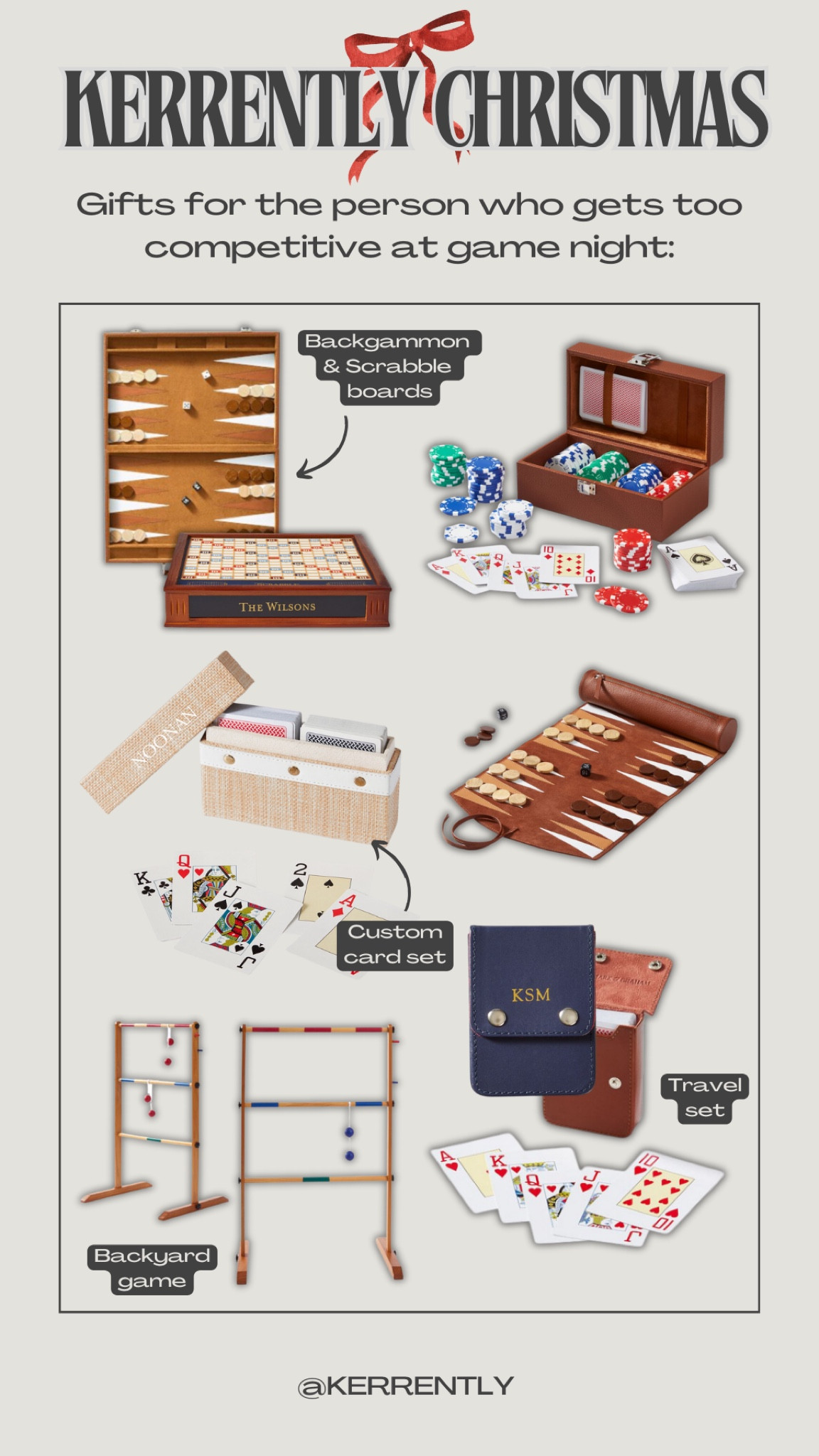 These gift ideas are perfect for someone who loves to have a game night! We all have that friend or family member who always gets a little too competitive 😜

#LTKHoliday #LTKGiftGuide #LTKParties