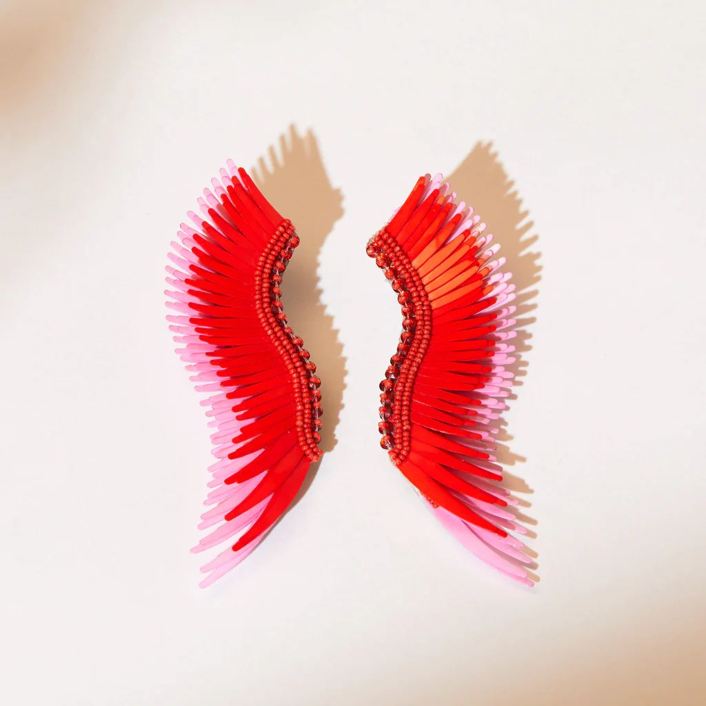 Madeline Earrings Cherry Red | Mignonne Gavigan