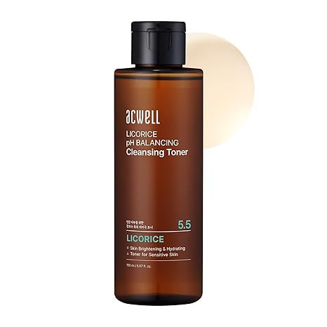 ACWELL Licorice pH Balancing Cleansing Toner 5.1 fl.oz. - PH5.5 Hydrating Makeup Cleansing Astrin... | Amazon (US)