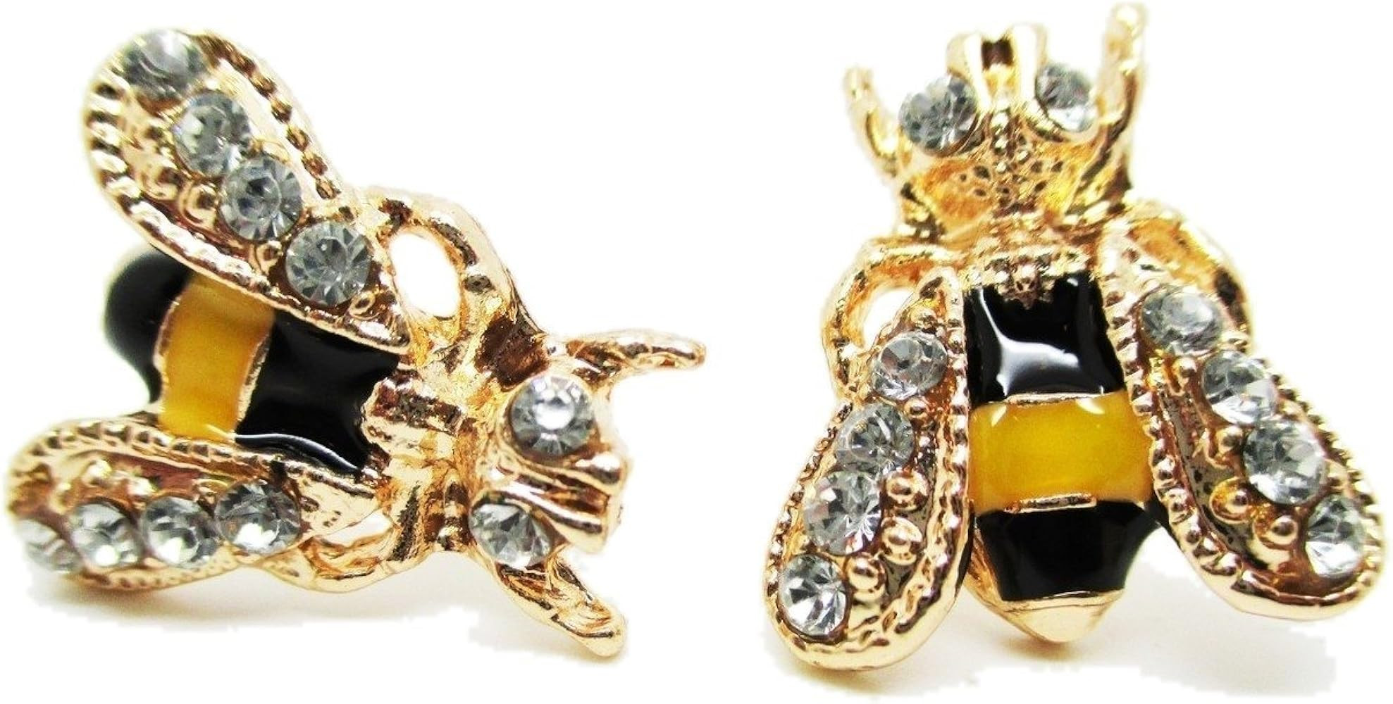 Bumble Bee Stud Post Earrings - New - Pair! | Amazon (US)