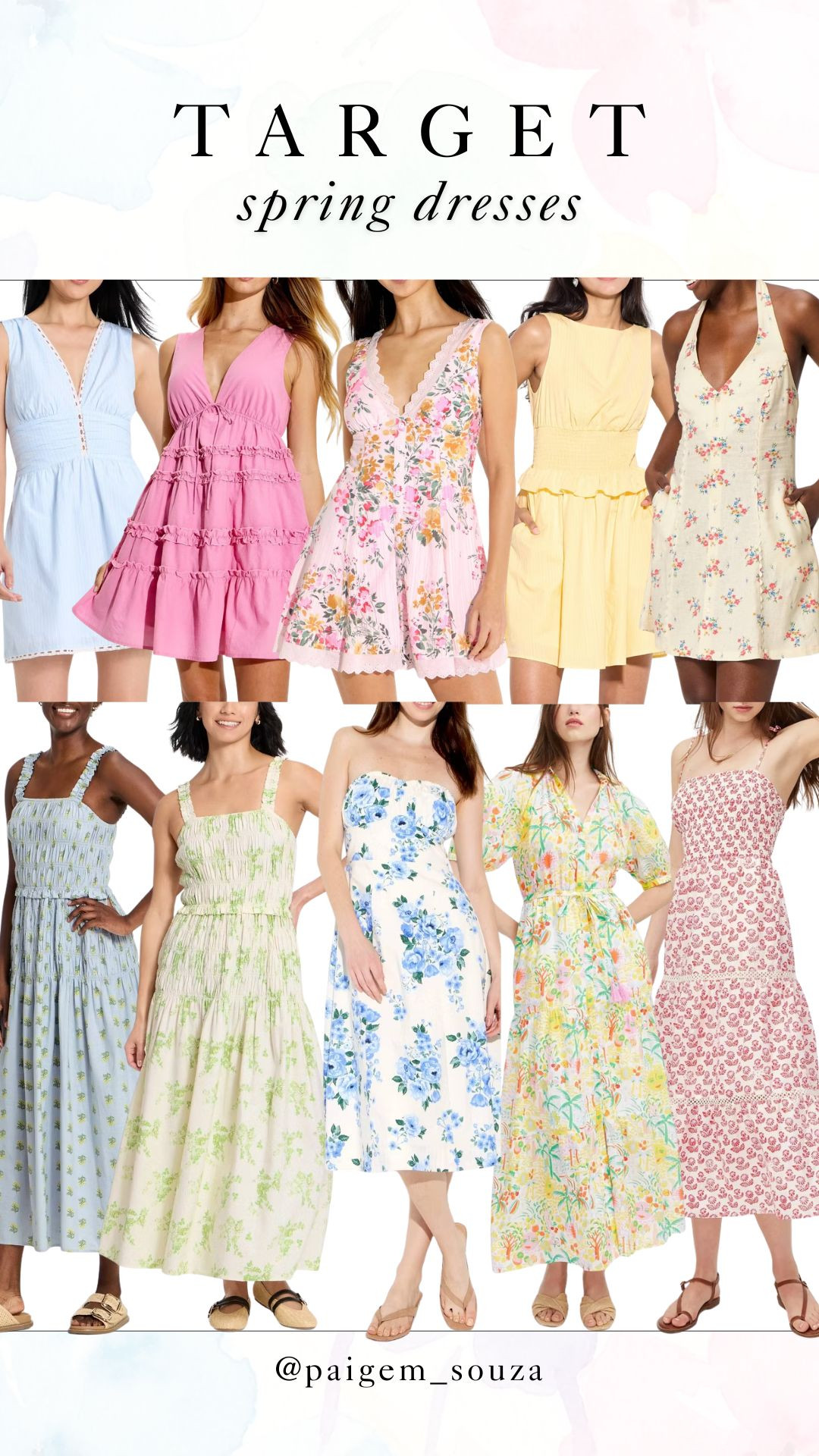 These Target spring dresses are so good! Easy, feminine and perfect for everything from Easter to spring break plans. 🌸✨

Target spring dresses, women spring dresses, floral dresses, pastel dresses, easter dresses women, spring outfit ideas, target dress finds, affordable spring dresses, casual spring outfits, midi dresses women, maxi dresses spring, feminine style dresses, vacation dresses, brunch outfits spring, target fashion finds 

 #LTKootd #LTKSeasonal