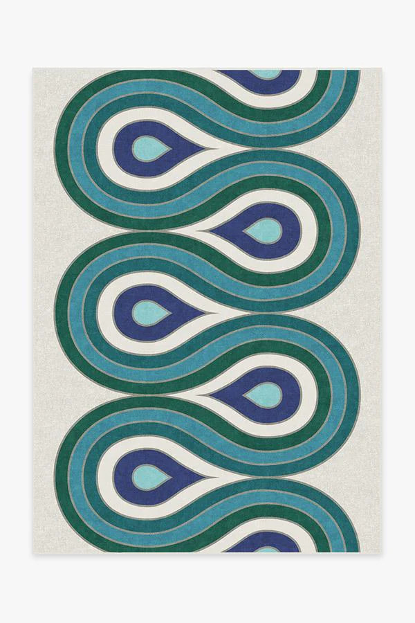 Jonathan Adler Milano Peacock Rug | Ruggable