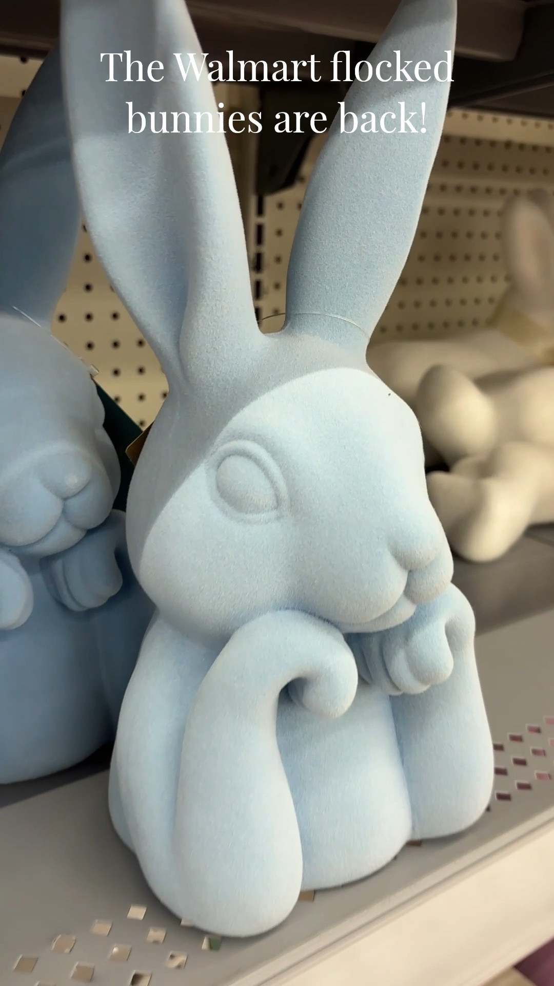 @Walmart’s flocked Easter bunnies are back and better than ever. This year they added more styles and sizes. Last year, we purchased the white 27” bunny and it made such a big statement at such an affordable price. 

#LTKSeasonal #LTKHome