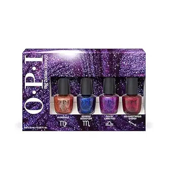 OPI Nail Lacquer, Fall 2023 Collection, Big Zodiac Energy 4 Piece Mini Nail Polish Set, Virgoals,... | Amazon (US)
