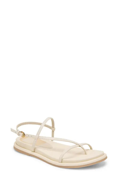Dolce Vita Dallen Strappy Sandal in Off White Crinkle Patent at Nordstrom, Size 5 | Nordstrom