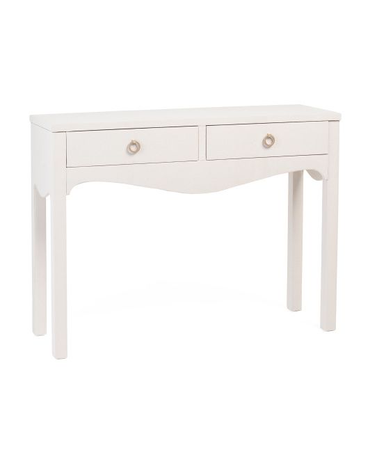 42in Linen Console Table | TJ Maxx