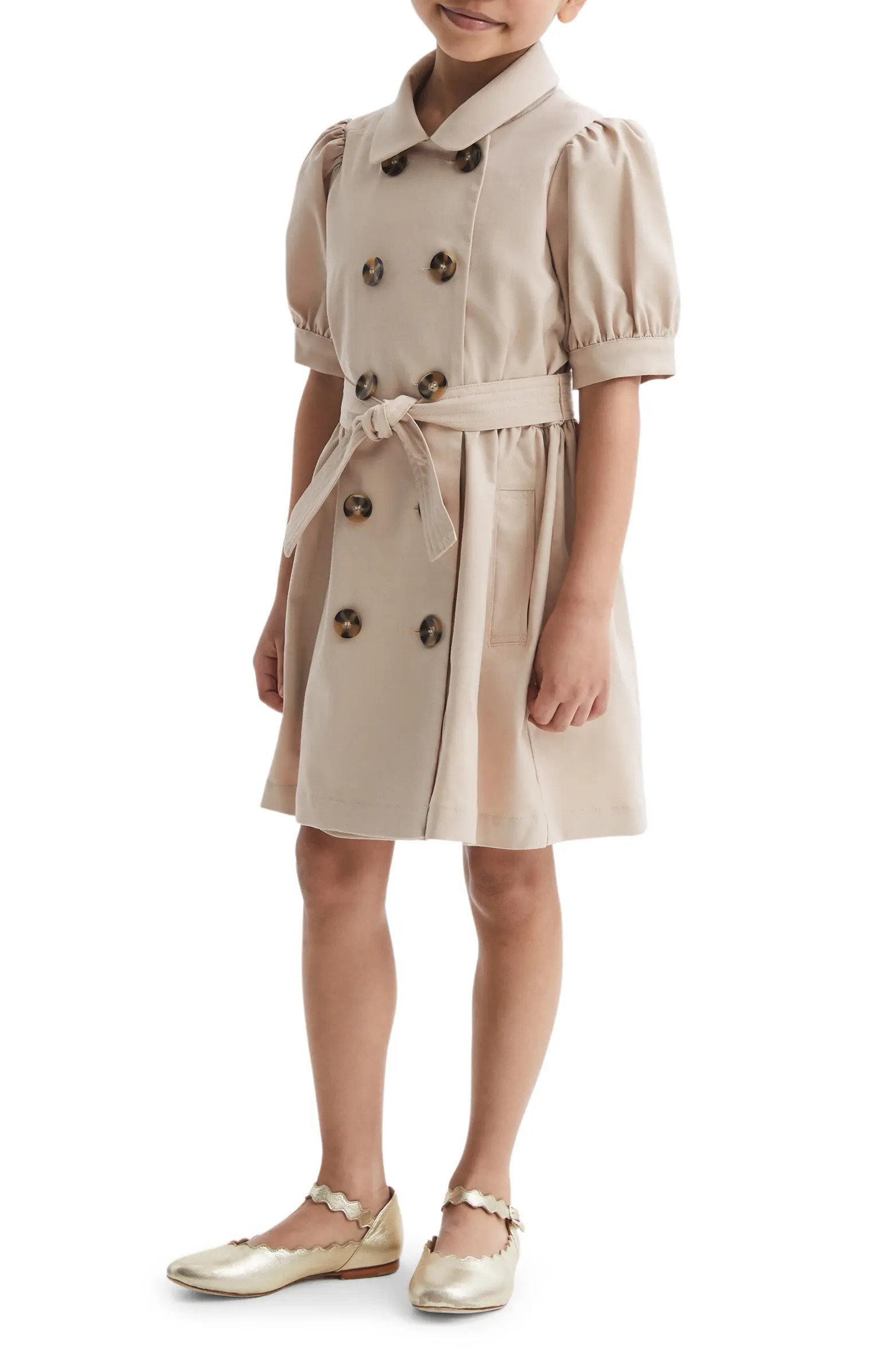 Reiss Kids' Naomi Jr. Cotton Trench Dress | Nordstrom | Nordstrom