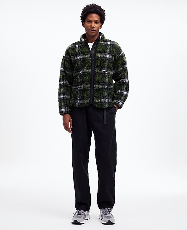 Gramicci&reg; Shadow Plaid Sherpa Jacket | Madewell | Madewell