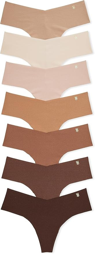 Victoria's Secret No Show Thong Panty Pack, Underwear for Women (XS-XXL) | Amazon (US)