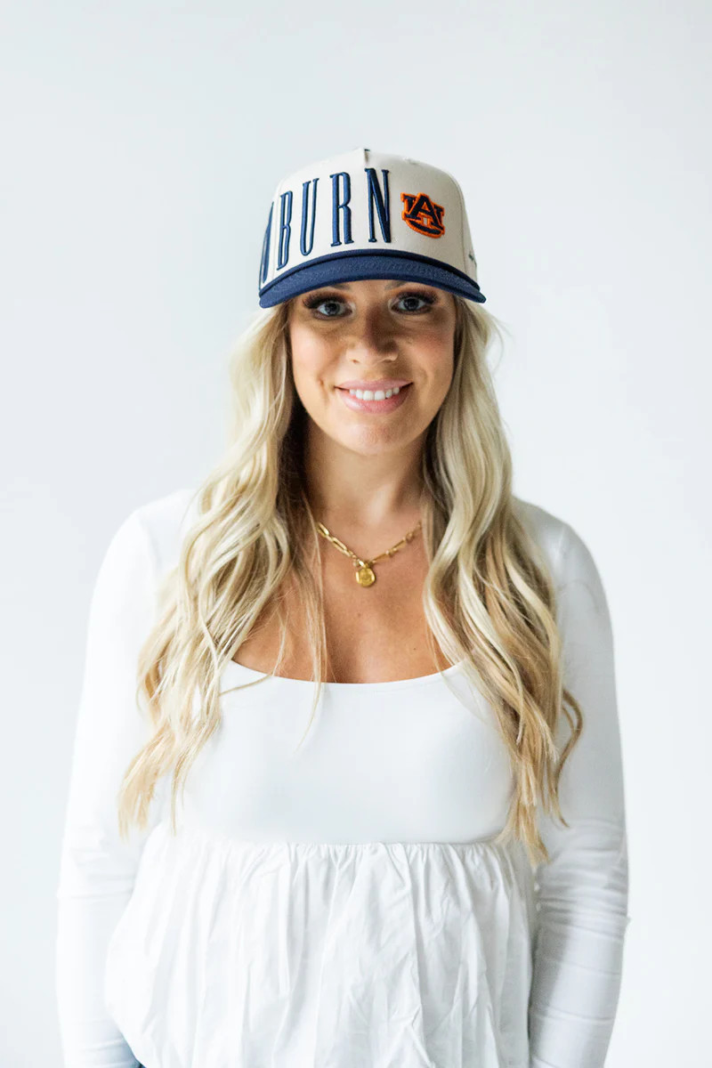 Auburn Saturday Stretch Canvas Trucker Hat | Gameday Social