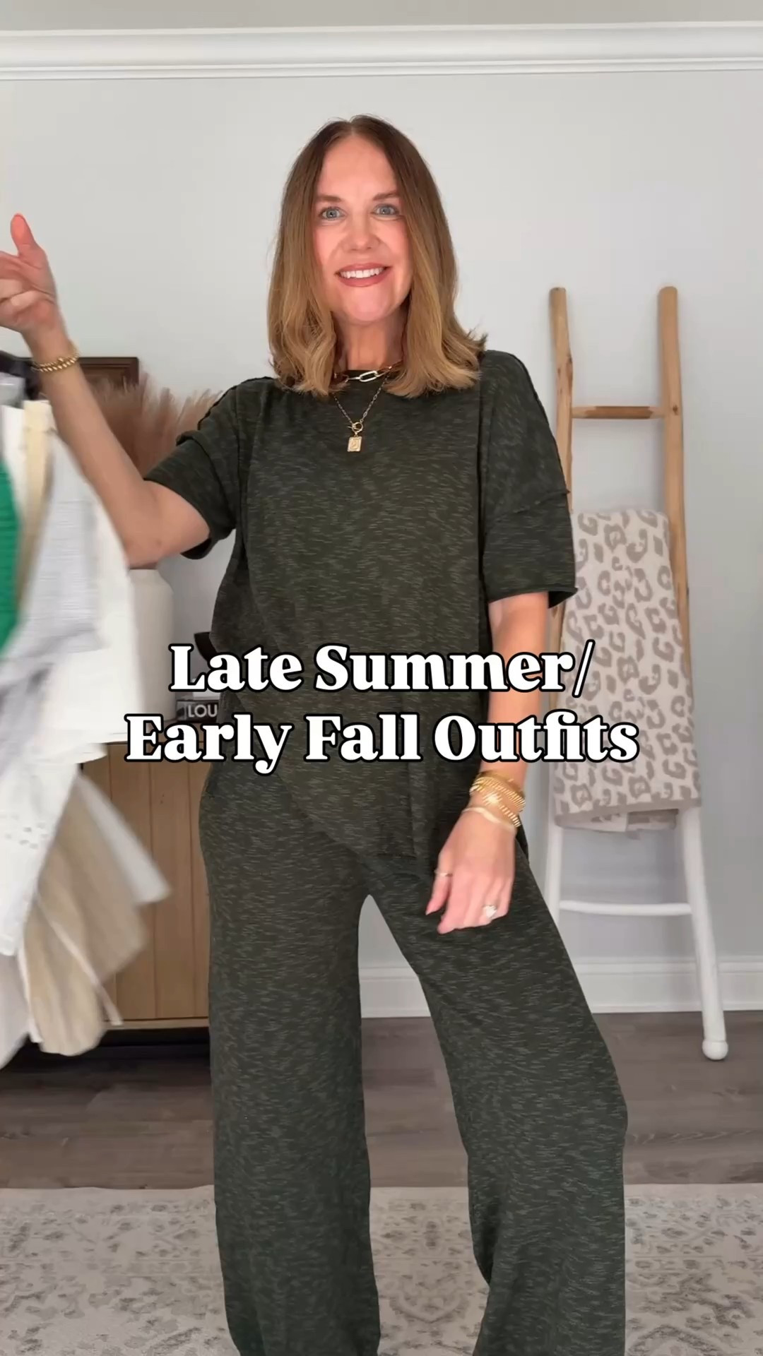Late summer/early fall outfits☀️🍂 

FP look for less track pants, the perfect knit set for fall, a gorgeous eyelet top and my new favorite not so basic tee. Let me know if you grab something!

Amazon fashion finds, Amazon try on, Amazon finds, Amazon style, Amazon outfit, Amazon haul, Amazon shopping, Amazon must haves, Amazon favorites, Amazon storefront, summer style, summer outfit, summer ootd, summer fashion, fall style, fall outfit, fall ootd, knit set, matching set, affordable style, affordable outfit, affordable fashion,tall girl style, casual outfit idea, easy outfit, cute and comfy, athleisure style, wardrobe basics, casual style, ootd style, ootd fashion, ootd reel, Pinterest style, Pinterest inspired, Pinterest outfit, Pinterest aesthetic, Chicago Illinois 

Which is your fave?!