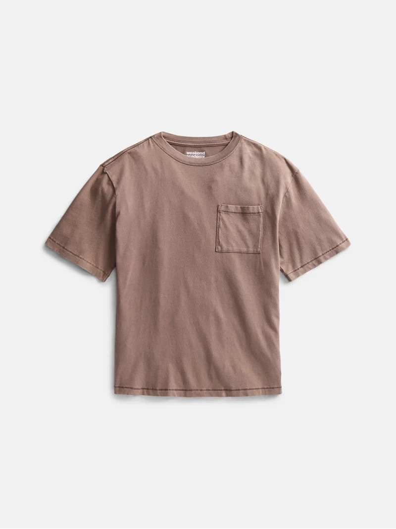 Weekend Academy Boys Pocket Tee with Short Sleeves, Sizes XS-XXL | Walmart (US)