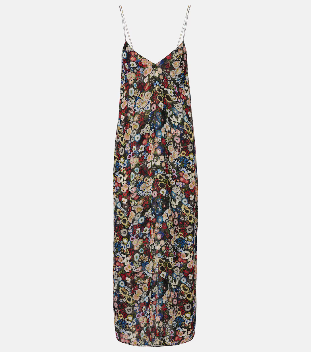 Taja floral silk slip dress | Mytheresa (UK)