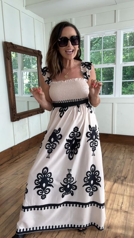 Love this Amazon dress! It fits tts and I’m
Wearing a size small. Comes in several colors and perfect for a vacation, church or the winery! 

#LTKSeasonal #LTKSaleAlert #LTKFindsUnder50