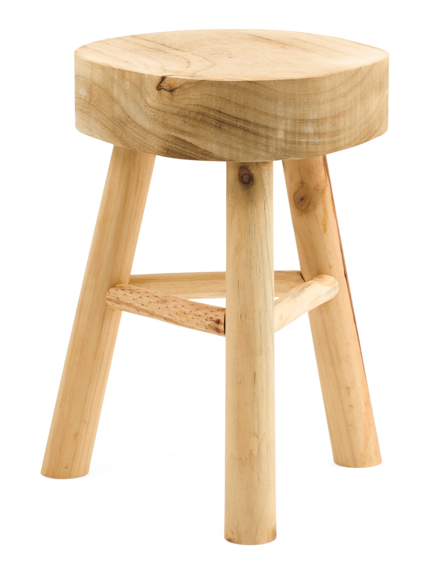 16in Solid Wood Plant Stand Stool | Plants & Planters | Marshalls | Marshalls