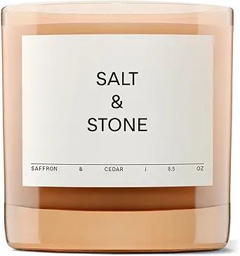 SALT & STONE Scented Candle | Hand-Poured, Aromatic & Fragrant | Made with Natural Coconut & Soy ... | Amazon (US)