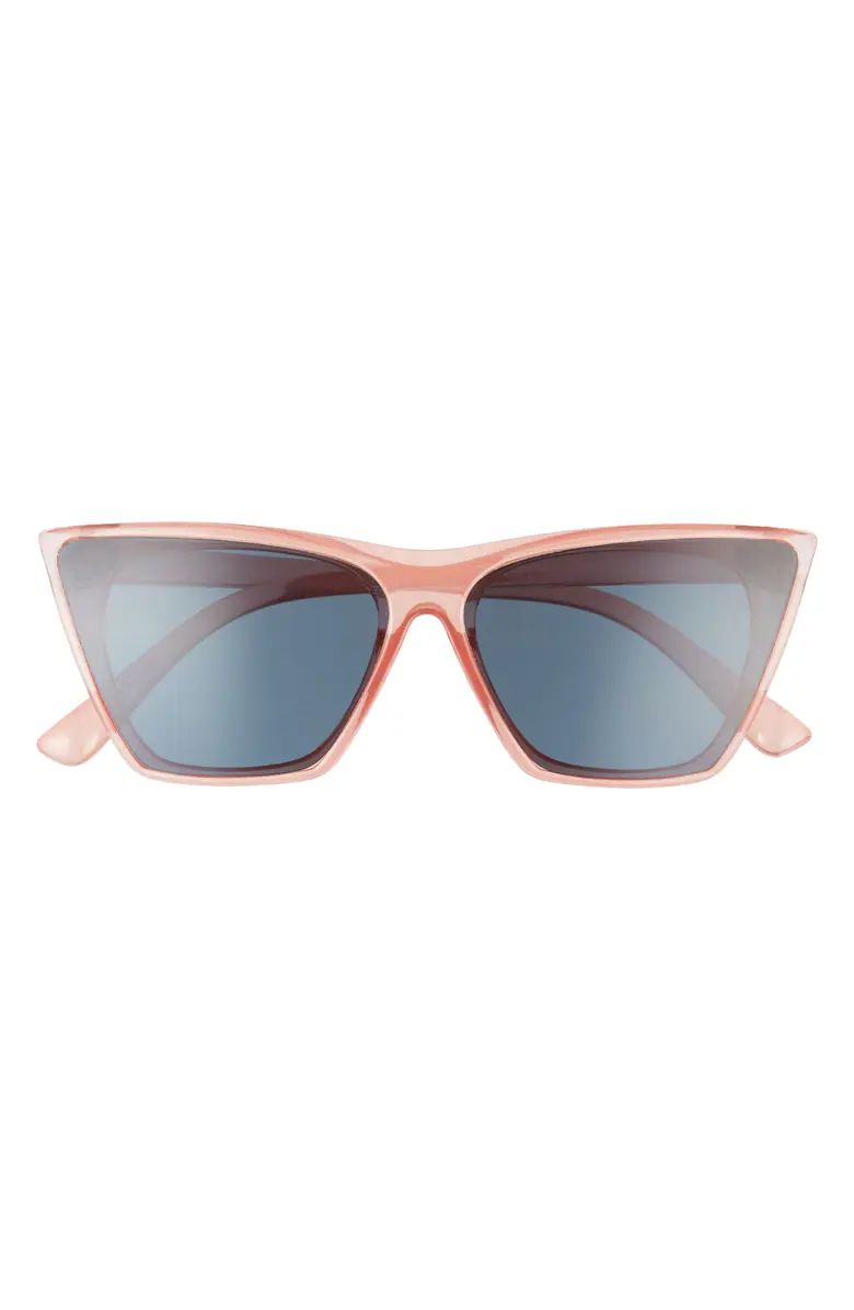 58mm Flat Top Cat Eye Sunglasses | Nordstrom