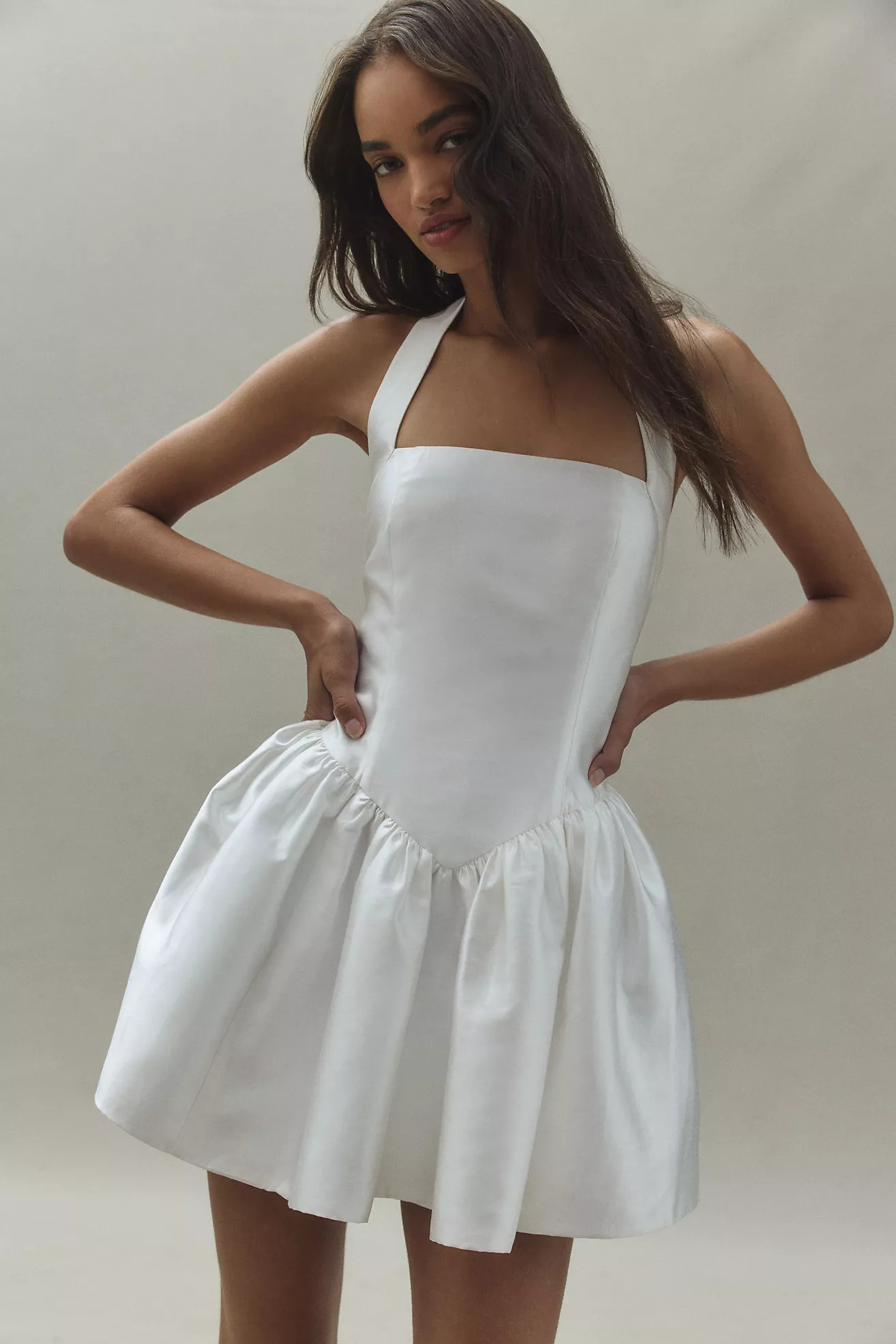 Mare Mare Drop-Waist Fit & Flare Mini Dress | Anthropologie (US)