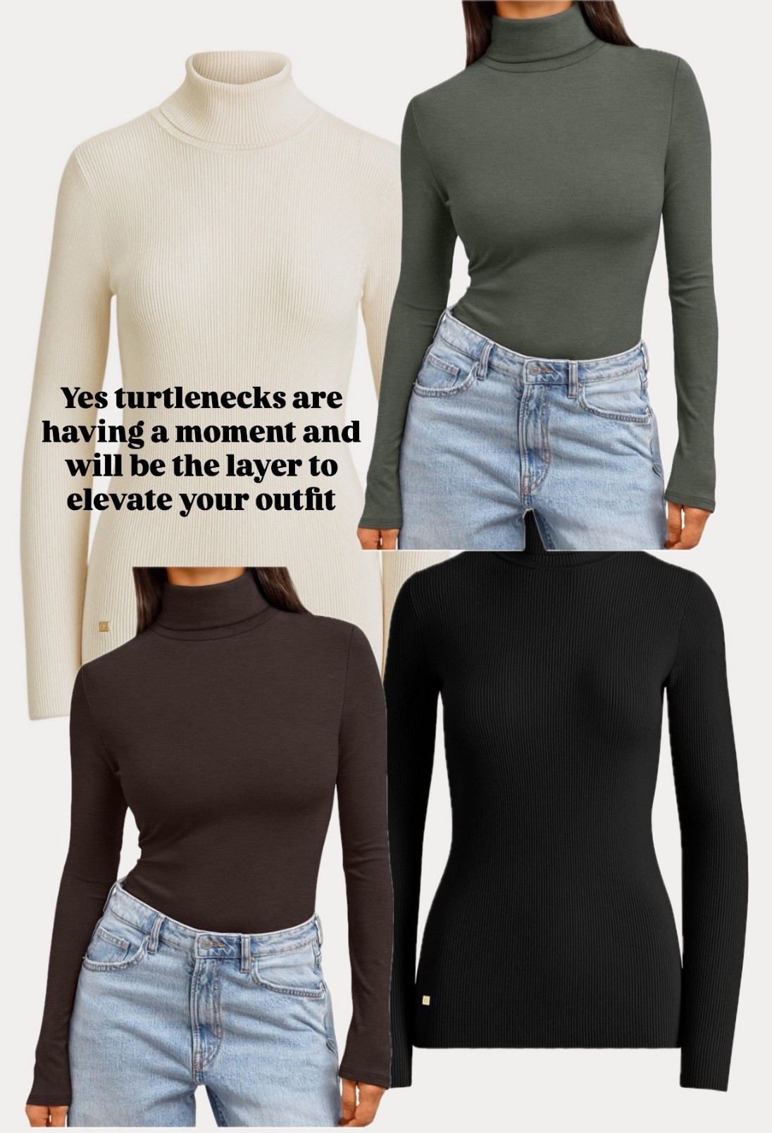 The perfect layer for winter outfits are turtlenecks. Here are my favorite turtlenecks that will elevate your work outfits. 

#LTKMidsize #LTKWorkwear #LTKSeasonal