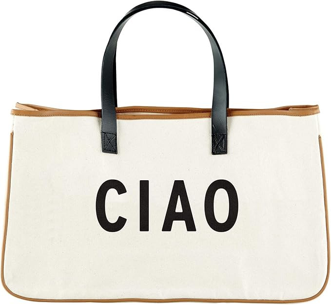 Santa Barbara Designs Studio-Hold Everything Canvas Tote, Large, Ciao | Amazon (US)