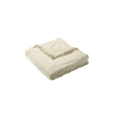 Port Authority Faux Fur Blanket - Marshmallow | Target