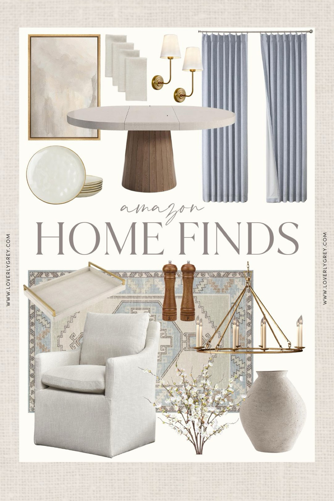 Amazon home finds. This expandable dining table and upholstered chairs are gorgeous dining room find. Loverly Grey, Amazon 

#LTKHome #LTKStyleTip #LTKSeasonal