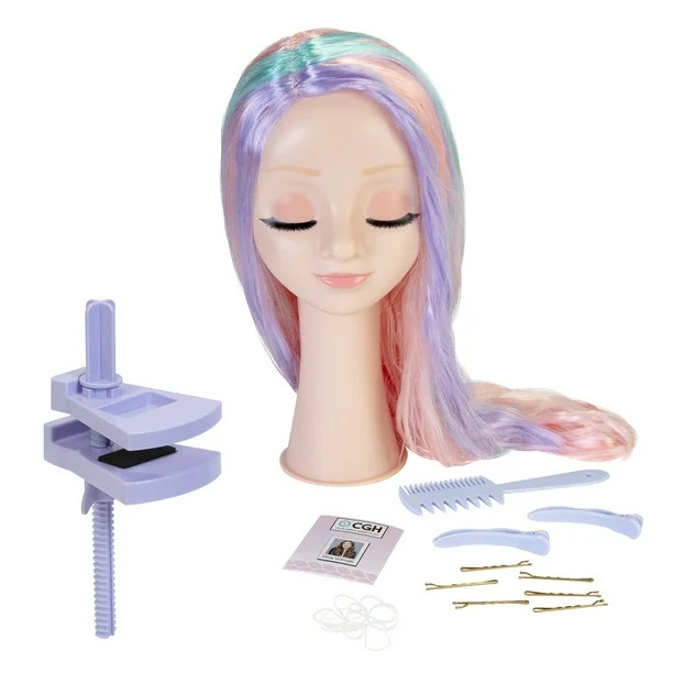 CGH Cute Girls Hairstyles Wig with Display Form - Caucasian w/ Straight Hair | Walmart (US)