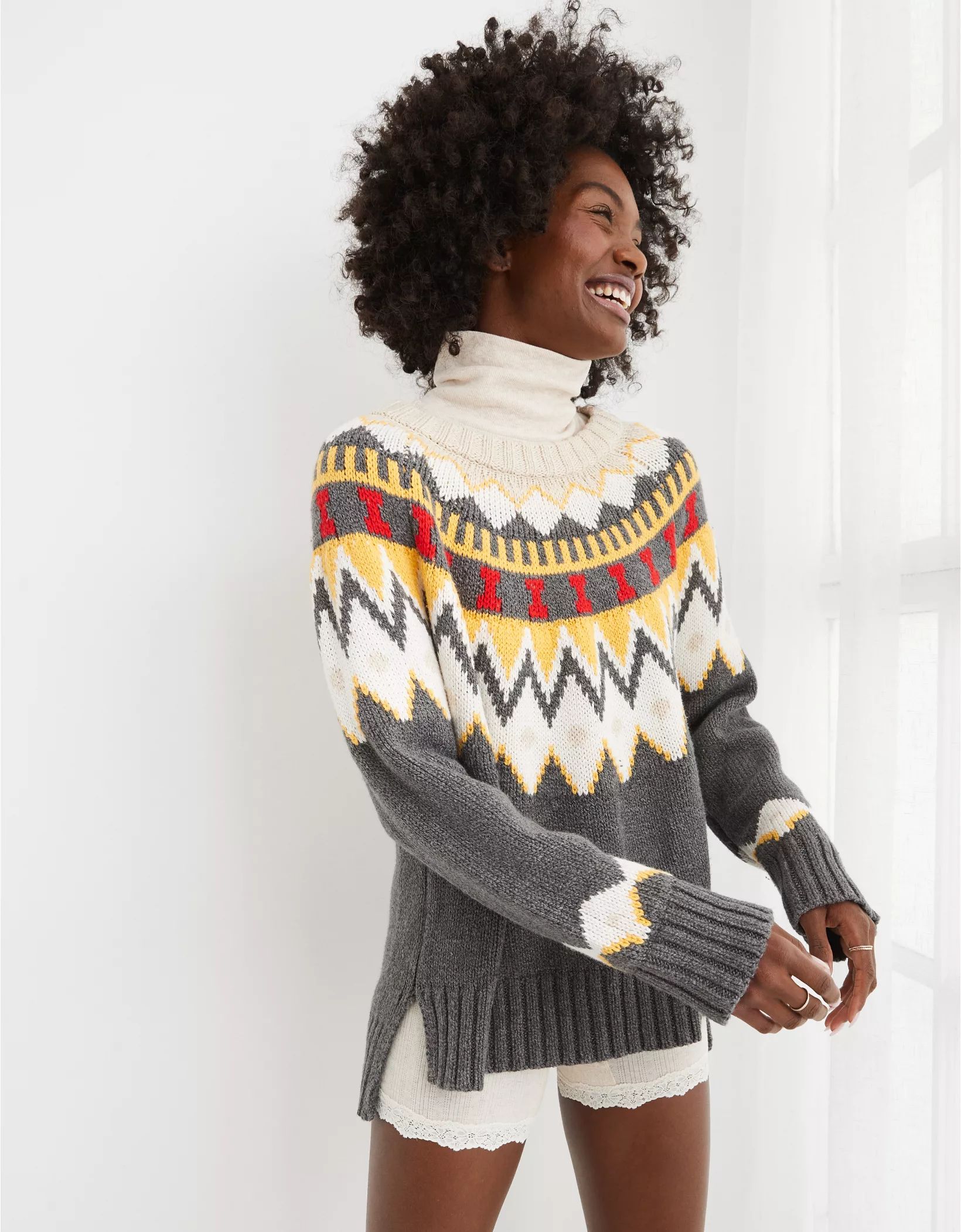 Aerie Festive Feels! Crewneck Sweater | American Eagle Outfitters (US & CA)