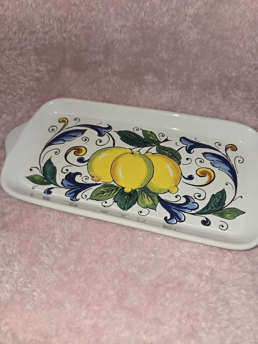 Ceramica Nova Deruta Lemon Platter Hand Painted Made in Italy | eBay | eBay US