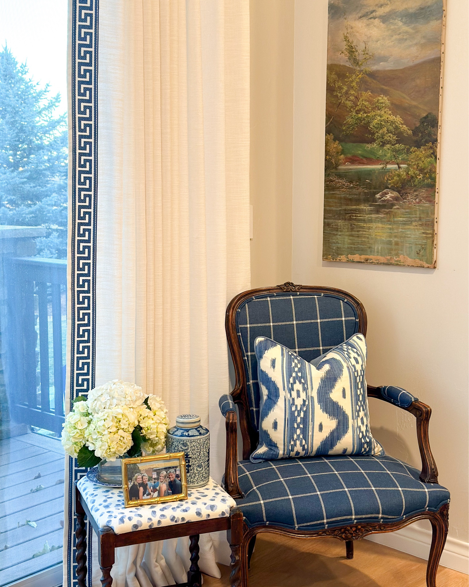 My new curtains really complete our bedroom!!  They turned out just like I wanted. I chose the Liz Linen Curtains in beige white with blue and white Greek key trim. They are custom made and you have 38 different colors and lots of different trims to chose from. I already purchased 2 sets for our living room in the same color. Highly recommended these amazing pinch pleated drapes!!  Two pages. Bedroom. Living room. Drapes  

#LTKStyleTip #LTKWatchNow #LTKHome
