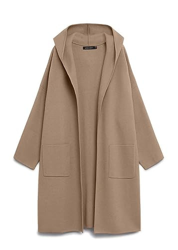 MEROKEETY Long Hooded Cardigan Sweaters for Women Oversized Open Front Coatigan Lady Jacket Coat ... | Amazon (US)