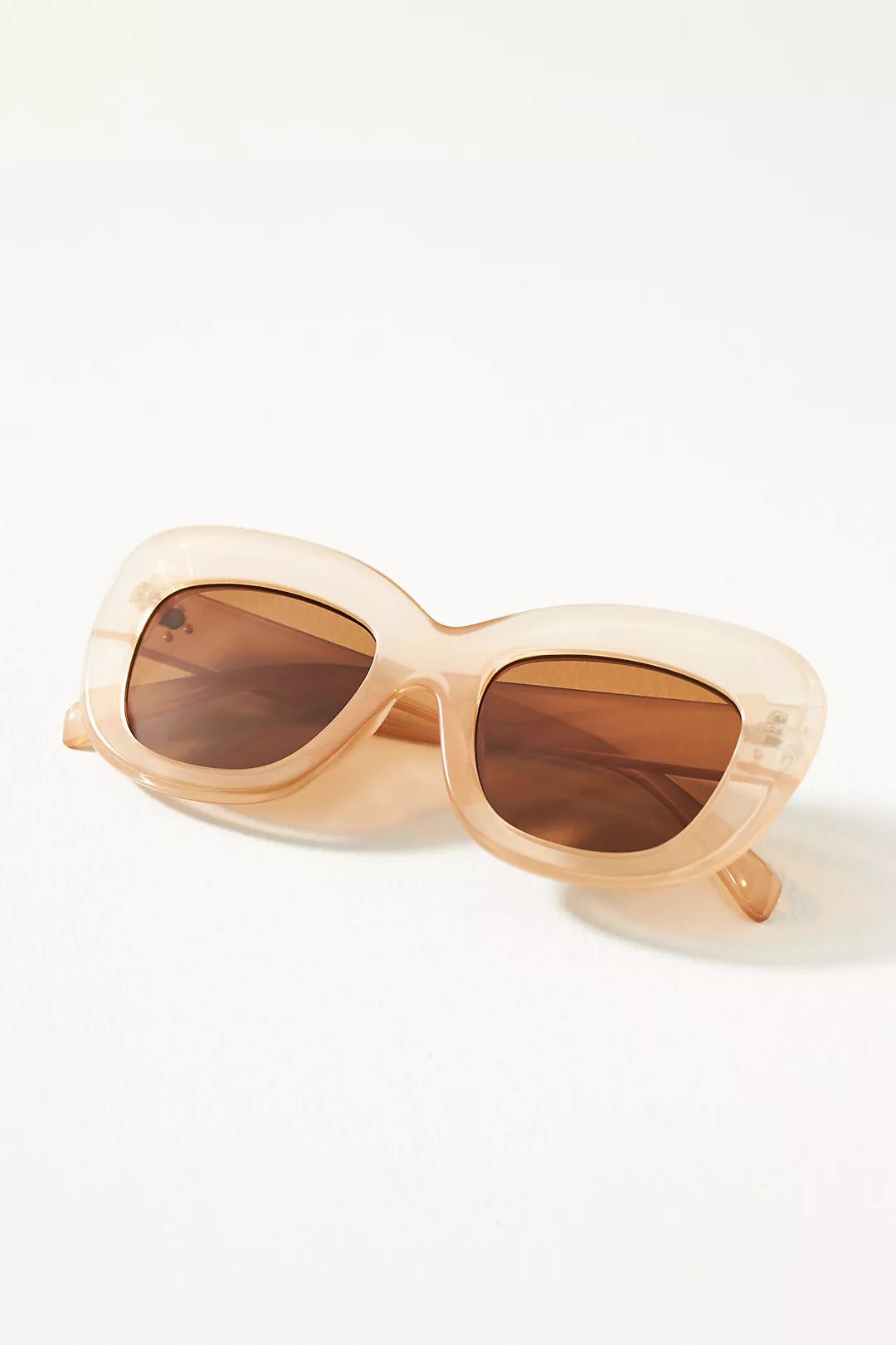 Chunky Tinted Cat-Eye Sunglasses | Anthropologie (US)