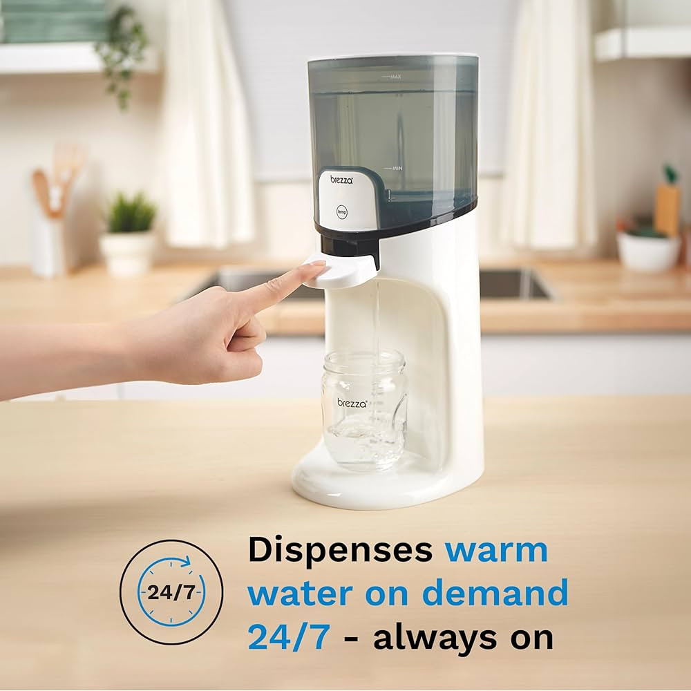 Baby Brezza Instant Baby Bottle Warmer - Fast Water Warmer Instantly Dispenses 24/7 in 3 Temperat... | Amazon (US)